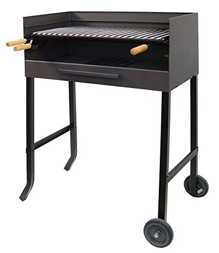 Imex der Fuchs 71532 Grill mit Grill Inox, 50 x 40 x 100 cm, Schwarz von IMEX EL ZORRO