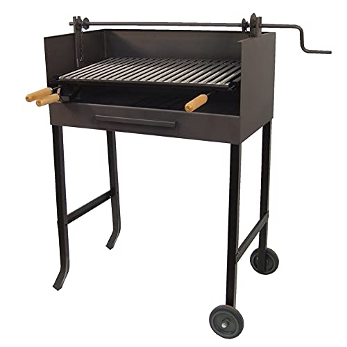 Imex der Fuchs 71535 Grill Grill mit Sitzerhöhung und Inox, 50 x 40 x 100 cm, Schwarz von IMEX EL ZORRO