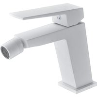 IMEX Bidet-Einhandmischer ART mit weiß matter Oberfläche Messing- und Zamak-Korpus keramische Ø26 mm Kartusche inklusive flexiblen 3-8-Schläuchen – IMEX Bidet-Einhandmischer ART mit weiß matter Oberfläche Messing- und Zamak-Korpus keramische Ø26 mm Kartusche inklusive flexiblen 3-8-Schläuchen – von IMEX