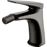 IMEX Bidet-Einhandmischer aus schwarzem Gun Metal Messing mit 28 mm Keramik-Kartusche und 2 Flexschläuchen – Modell DELOS BDD055-2BGM IMEX Bidet-Einhandmischer aus schwarzem Gun Metal Messing mit 28 mm Keramik-Kartusche und 2 Flexschläuchen – Modell DELOS BDD055-2BGM von IMEX
