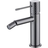 IMEX Bidet-Einhebelmischer aus Messing mit Black Gun Metal PVD-Finish keramische Kartusche Ø26 mm Set 2 flexible 3-8 Zoll korrosionsbeständig Modell IMEX Bidet-Einhebelmischer aus Messing mit Black Gun Metal PVD-Finish keramische Kartusche Ø26 mm Set 2 flexible 3-8 Zoll korrosionsbeständig Modell von IMEX