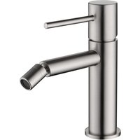 IMEX Bidet-Einhebelmischer aus Messing mit gebürsteter Nickeloberfläche Keramikpatrone Ø26 mm inklusive 2 flexiblen Schläuchen 3-8 – Modell Monza IMEX Bidet-Einhebelmischer aus Messing mit gebürsteter Nickeloberfläche Keramikpatrone Ø26 mm inklusive 2 flexiblen Schläuchen 3-8 – Modell Monza von IMEX