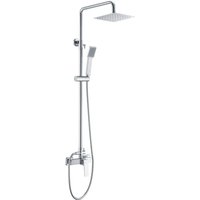 IMEX Duschsäule mit Einhebelmischer verstellbarem Duschstab extra flachem kalkabweisendem Regenduschkopf Ø20 cm Keramik-Kartusche Ø35 mm verchromter IMEX Duschsäule mit Einhebelmischer verstellbarem Duschstab extra flachem kalkabweisendem Regenduschkopf Ø20 cm Keramik-Kartusche Ø35 mm verchromter von IMEX