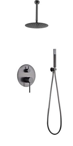 IMEX GPT039/BGM TÍVOLI Conjunto Ducha Monomando Empotrado Color Black Gun Metal von IMEX
