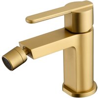 IMEX Miscelatore bidet Oro spazzolato aus Messing mit 28 mm Keramikkartusche und 2 flexiblen Anschlüssen 3-8 – Modell BDR001-2 IMEX Miscelatore bidet Oro spazzolato aus Messing mit 28 mm Keramikkartusche und 2 flexiblen Anschlüssen 3-8 – Modell BDR001-2 von IMEX
