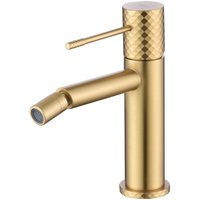 IMEX Miscelatore bidet in ottone mit PVD-Finish in Oro Keramik-Kartusche Ø26 mm Set 2 flexible 3-8 Kaltstart-Funktion – Modello Genova IMEX Miscelatore bidet in ottone mit PVD-Finish in Oro Keramik-Kartusche Ø26 mm Set 2 flexible 3-8 Kaltstart-Funktion – Modello Genova von IMEX