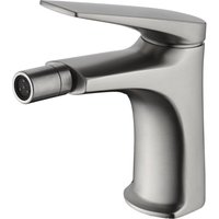 IMEX Miscelatore monocomando per bidet in ottone con finitura acciaio S316 anticorrosione cartuccia ceramica Ø28 mm set 2 flessibili 3-8 altezza 142 IMEX Miscelatore monocomando per bidet in ottone con finitura acciaio S316 anticorrosione cartuccia ceramica Ø28 mm set 2 flessibili 3-8 altezza 142 von IMEX