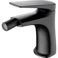 IMEX Miscelatore monocomando per bidet in ottone con finitura nero opaco cartuccia ceramica Ø28 mm set 2 flessibili 3-8 inclusi – Serie DELOS IMEX Miscelatore monocomando per bidet in ottone con finitura nero opaco cartuccia ceramica Ø28 mm set 2 flessibili 3-8 inclusi – Serie DELOS von IMEX
