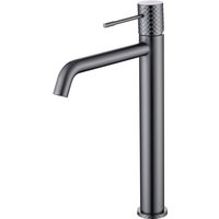 IMEX Miscelatore monocomando per lavabo alto in ottone con finitura Black Gun Metal cartuccia ceramica Ø26 mm set 2 flessibili 3-8 robusto und IMEX Miscelatore monocomando per lavabo alto in ottone con finitura Black Gun Metal cartuccia ceramica Ø26 mm set 2 flessibili 3-8 robusto und von IMEX