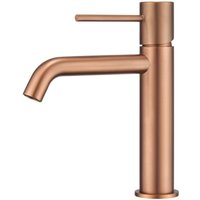 IMEX Miscelatore monocomando per lavabo aus Messing mit Keramikkartusche Ø26 mm flexible Anschlüsse 3-8 PVD-beschichtete gebürstete Oberfläche in IMEX Miscelatore monocomando per lavabo aus Messing mit Keramikkartusche Ø26 mm flexible Anschlüsse 3-8 PVD-beschichtete gebürstete Oberfläche in von IMEX