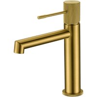 IMEX Serie LINE BDD038-1OC – Monocomando-Waschtischarmatur aus Messing mit gebürsteter Goldoberfläche Keramikkartusche Ø26 mm TOP inkl 2 flexiblen IMEX Serie LINE BDD038-1OC – Monocomando-Waschtischarmatur aus Messing mit gebürsteter Goldoberfläche Keramikkartusche Ø26 mm TOP inkl 2 flexiblen von IMEX