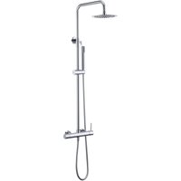 IMEX Set doccia monocomando Serie MONZA – Set Colonna Doccia cromata in Acciaio und Messing extra flacher Ø20 cm Antikalka-Duschkopf 35 mm IMEX Set doccia monocomando Serie MONZA – Set Colonna Doccia cromata in Acciaio und Messing extra flacher Ø20 cm Antikalka-Duschkopf 35 mm von IMEX
