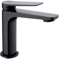 IMEX robustes Messing-Waschtischarmatur in mattschwarz mit Keramik-Kartusche Ø26 mm und flexiblen Anschlüssen einfache und sichere Installation – IMEX robustes Messing-Waschtischarmatur in mattschwarz mit Keramik-Kartusche Ø26 mm und flexiblen Anschlüssen einfache und sichere Installation – von IMEX