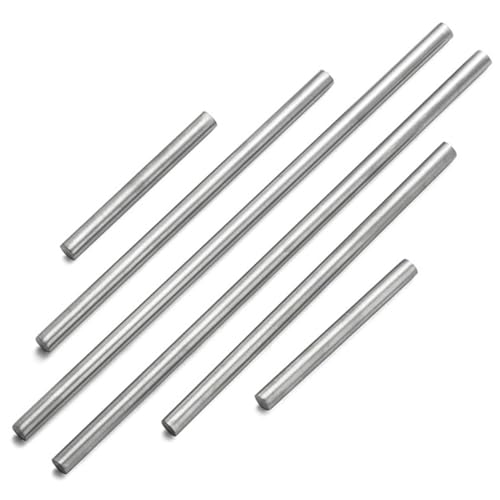 Arbeitsstäbe aus edelstahl, schwermetall, metall, 1/2/5 Stück 304 Edelstahl-Rundstäbe, Durchmesser 5/16 Zoll, Länge 100 mm, 200 mm, 300 mm, 500 mm, 800 mm(Length 800mm 1pcs) von IMGASDCSD