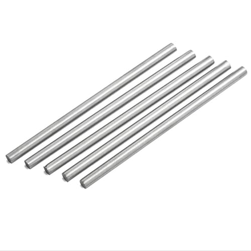 Arbeitsstäbe aus edelstahl, schwermetall, metall, Stahl-Rundstäbe, Durchmesser 5/32 Zoll, 2/5/10/20 Stück, Länge 100 mm, 200 mm, 300 mm, 500 mm, 800 mm(Length 800mm 2pcs) von IMGASDCSD