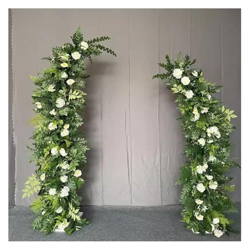 Die hochzeitstour. 2 Stück Gebogener Hochzeitsbogen-Hintergrundständer, Hochzeitsbögen aus Metall(C,150+180cm) von IMGASDCSD