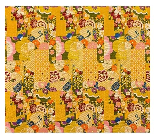 Gewebe für gewebe nähen Brokat-Satin-Stoff, Damast-Jacquard, 75 cm x 50 cm, 1er-Pack, 5 Farben, mehrere Größen, for Bekleidungspolster von IMGASDCSD