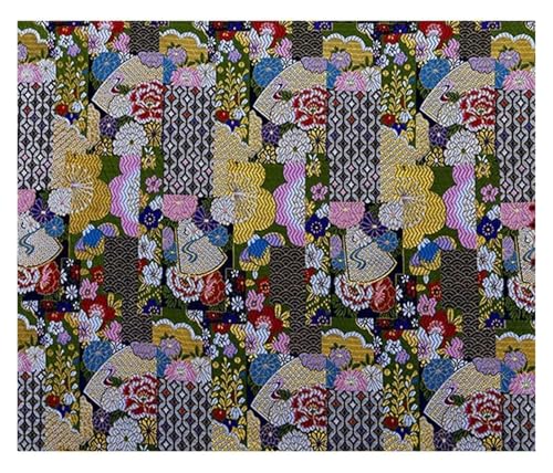 Gewebe für gewebe nähen Brokat Satin Stoff Damast Jacquard Polster Bekleidung 75x50cm Multicolor Pro Yard von IMGASDCSD