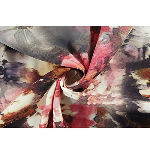 Gewebe für gewebe nähen Brokat-Satin-Stoff for Damen, Kleider, Blusen, Pyjamas, Kostüme, 50 cm x 108 cm von IMGASDCSD