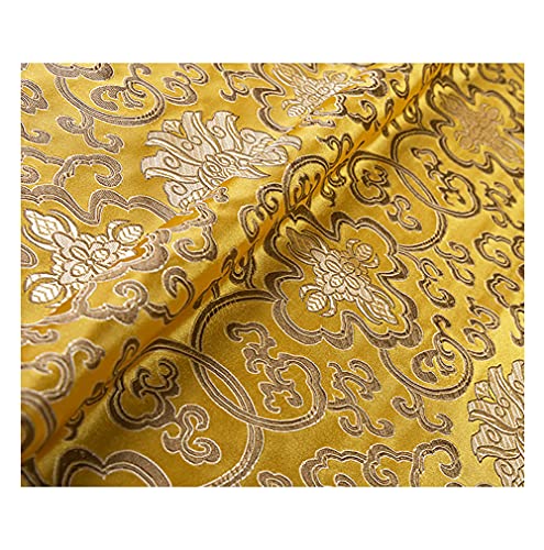 Gewebe für gewebe nähen Seidenbrokatstoff, 75 x 50 cm, for Hochzeitskleider, Kostüme, Accessoires, Heimdekoration(Style L) von IMGASDCSD