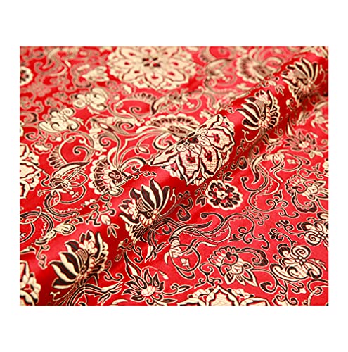 Gewebe für gewebe nähen Seidenbrokatstoff 75 x (50–100) cm, 1er- oder 2er-Pack von IMGASDCSD