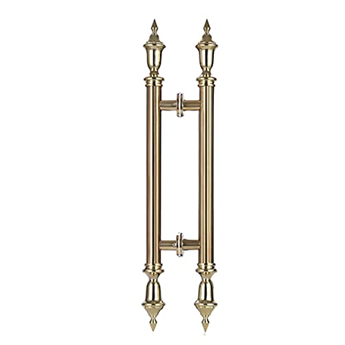 IMGASDCSD Türknauf. Antiker Glastürgriff, 2-seitig, Hardware-Set for Villa-Tür, mehrfarbig, mehrere Größen, 2er-Pack(Gold,60Cm/23.6In) von IMGASDCSD