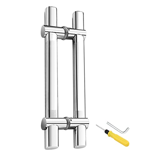 IMGASDCSD Türknauf. Edelstahl 304 Scheunenschiebetür-Zuggriff, 2er-Pack, Silber, 50–120 cm(50cm/20inch) von IMGASDCSD