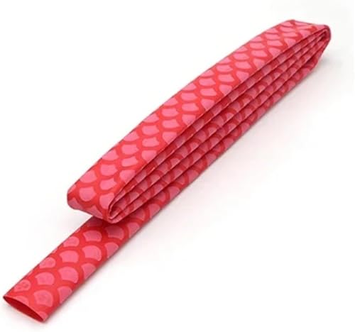 Plastikröhre. Schrumpffolie for Angelruten, 15–45 mm, mehrfarbig(Red X 1m,DIA 35MM-3PCS) von IMGASDCSD