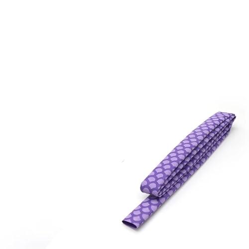 Plastikröhre. Schrumpffolie for Angelruten, mehrfarbig, 15–45 mm, 1–3 Stück(Purple,18MM-1M X 3PCS) von IMGASDCSD