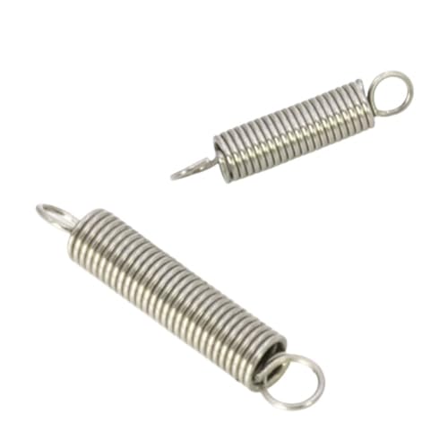 Zugfedern, Druckfedern, Wärmeübertragungsfedern, N/A 10 Stück Edelstahl Zugfeder mit Doppel-O-Haken Verlängerungsfeder 0,3 mm 0,4 mm 0,5 mm 0,6 mm Länge 20 mm bis 80 mm, 0,5 x 5 mm(0.3x4mm(od),55mm(L von IMGASDCSD