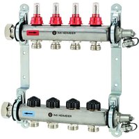 Imi Hydronic Engineering - imi Heimeier Heizkreisverteiler Dynalux mit Durchflussmengenanzeiger, 5 Heizkreise Fußboden von IMI HYDRONIC ENGINEERING