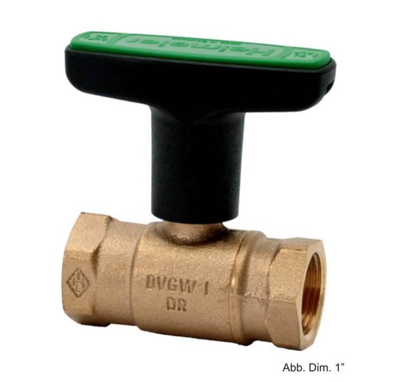 IMI Heimeier Wasserrohr HEIMEIER Globo D Trinkwasserkugelhahn aus Rotguss 3/4" von IMI Heimeier
