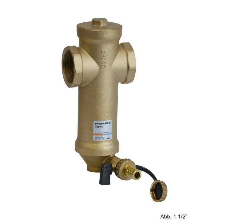 IMI Heimeier Wasserrohr Pneumatex Zeparo ZUD 32, Abscheider Dirt f. Schlammpart., waagr., IG von IMI Heimeier