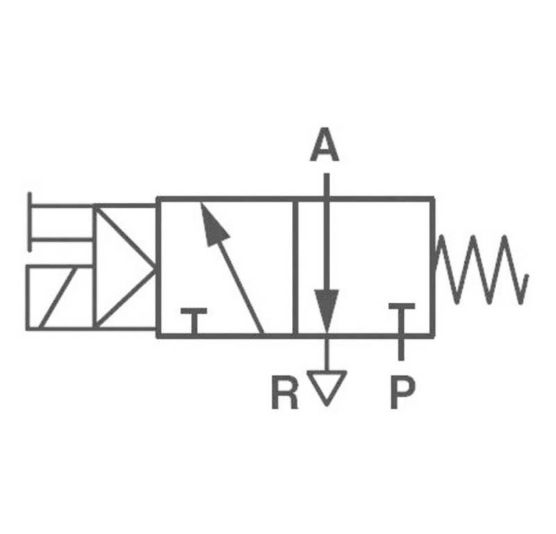 IMI NORGREN Druckluftgeräte-Set IMI NORGREN Mechanischbetätigtes Pneumatik-Ventil V51B417A-A213J 24 V von IMI NORGREN