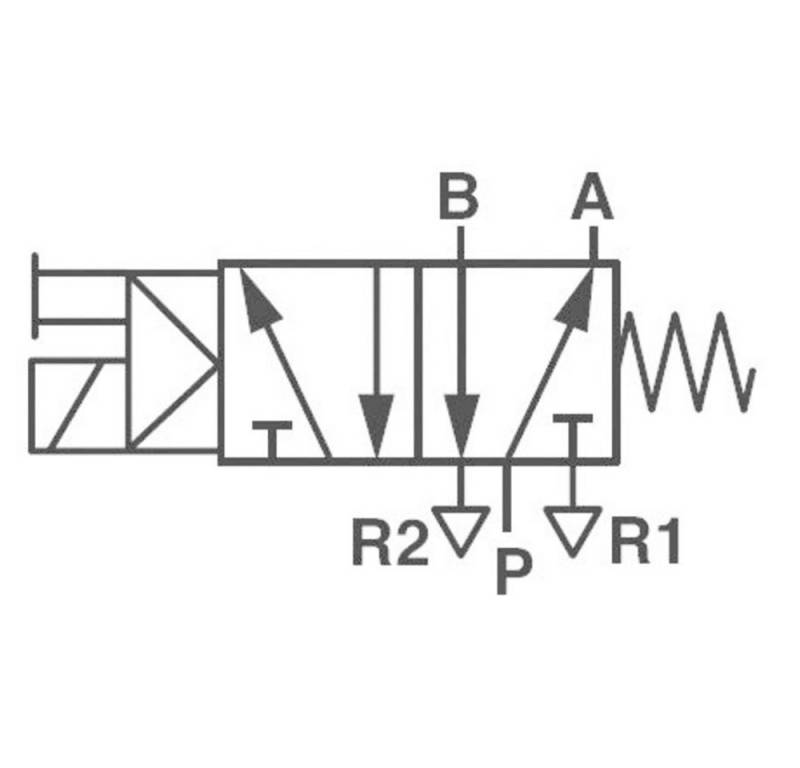 IMI NORGREN Druckluftgeräte-Set IMI NORGREN Mechanischbetätigtes Pneumatik-Ventil V51B517A-A213J 24 V von IMI NORGREN