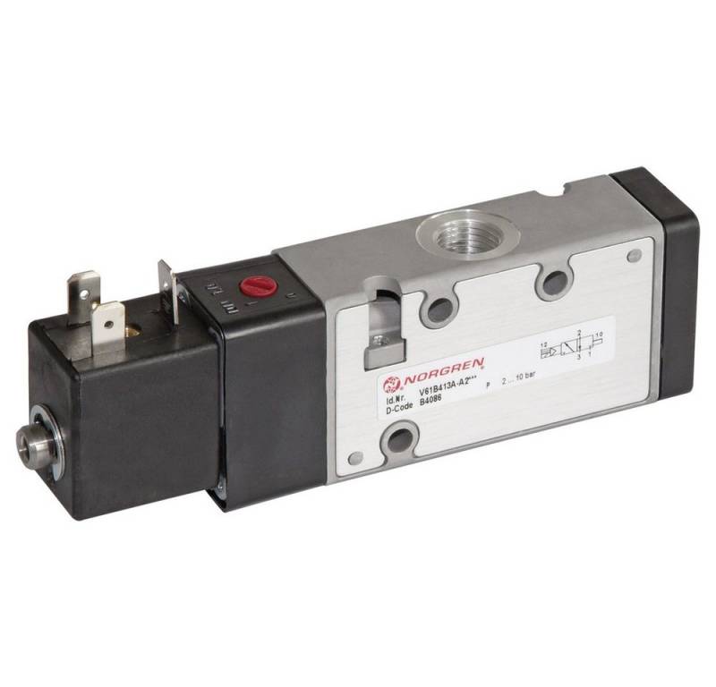 IMI NORGREN Druckluftgeräte-Set IMI NORGREN Mechanischbetätigtes Pneumatik-Ventil V61B413A-A213L 24 V von IMI NORGREN