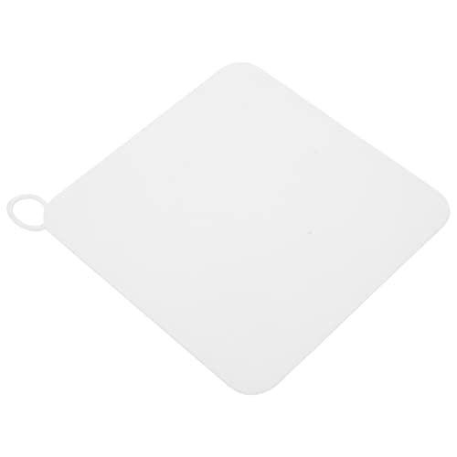 IMIKEYA 1 STK Kanalinsektenmatte Ablaufabdeckung Silikon Über Waschbecken Sieb Anti-abfluss-Abdeckung Abflussstopfen Waschbecken Ablauf Abdeckung Weiß Kieselgel Haar Aufheben von IMIKEYA