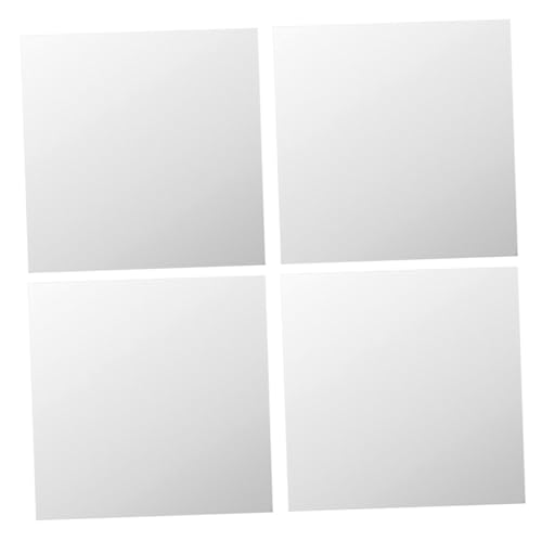 IMIKEYA Deckenspiegel Für Schlafzimmer Wandspiegel-Set 4 Selbstklebende Acrylfliesen Volle Länge Unzerbrechlich 91 4 X 61 cm Heimdekoration von IMIKEYA