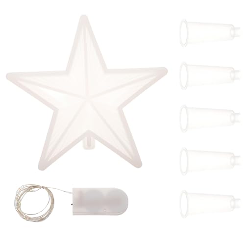 IMIKEYA 1 Satz Sternform Weihnachtsbaum Stern DIY Form Weihnachtsverzierungsform Baumstern-dekorform Baumwipfel-Stern- -Form DIY Zubehör Epoxid-DIY-Form Topper Plastik Weiß IMIKEYA 1 Satz Sternform Weihnachtsbaum Stern DIY Form Weihnachtsverzierungsform Baumstern-dekorform Baumwipfel-Stern- -Form DIY Zubehör Epoxid-DIY-Form Topper Plastik Weiß von IMIKEYA