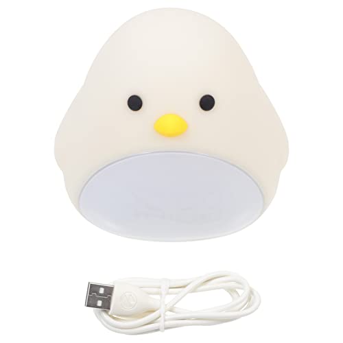 IMIKEYA 1 Satz Stiller Nachtlichtwecker Vogel Wecker Kleine Tischuhren Digitaluhr Für Kinder Wecker Aufwachen Temperaturanzeige Uhr Weckerlampe Abs Schreibtischlampe Student Weiß Leuchtend von IMIKEYA