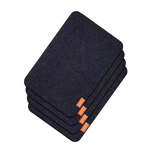 IMIKEYA 5-teiliges Set Filz-tischset Wärmedämmung Nicht Klebende Tischunterlage Für Esszimmer Küche von IMIKEYA