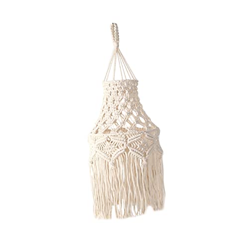 IMIKEYA 1 Stück Handgewebter Bohemian Lampenschirm Deckenlampe für Rustikale Innenräume Eleganter und Einfacher Wohnzimmer und Hoteldekoration IMIKEYA 1 Stück Handgewebter Bohemian Lampenschirm Deckenlampe für Rustikale Innenräume Eleganter und Einfacher Wohnzimmer und Hoteldekoration von IMIKEYA