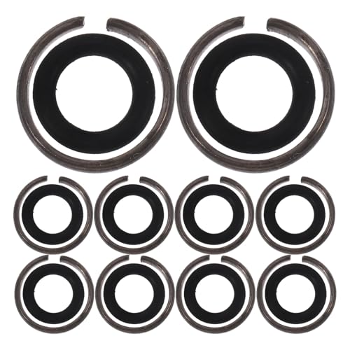 IMIKEYA 10 Sätze Teiliges Sicherungsringe und O ringe für Schlagschrauber Vierkantantrieb Langlebige Gummiringe Installieren Kompatibel mit Elektrischen und Pneumatischen von IMIKEYA