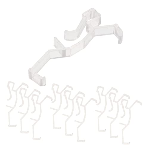 IMIKEYA 10 Stück Austauschbare Kunststoff Vorhangclips Praktische Halterung für Jalousien und Gardinen für Verschiedene Fensterdekorationen IMIKEYA 10 Stück Austauschbare Kunststoff Vorhangclips Praktische Halterung für Jalousien und Gardinen für Verschiedene Fensterdekorationen von IMIKEYA
