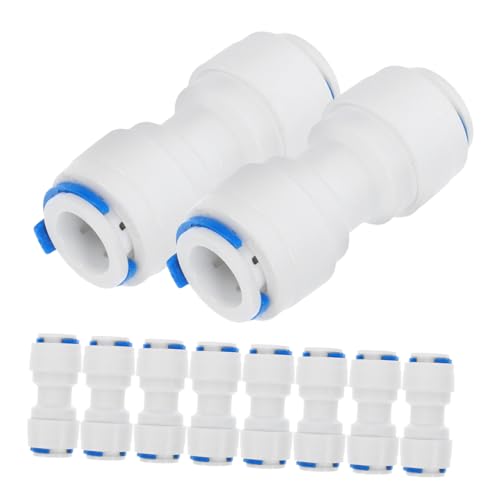 IMIKEYA 10 Stück Gerade Schnellverbinder für Wasserfilter Gartenschläuche Bewässerung und Pneumatiksysteme Pe Rohre Langlebig und Einsetzbar IMIKEYA 10 Stück Gerade Schnellverbinder für Wasserfilter Gartenschläuche Bewässerung und Pneumatiksysteme Pe Rohre Langlebig und Einsetzbar von IMIKEYA