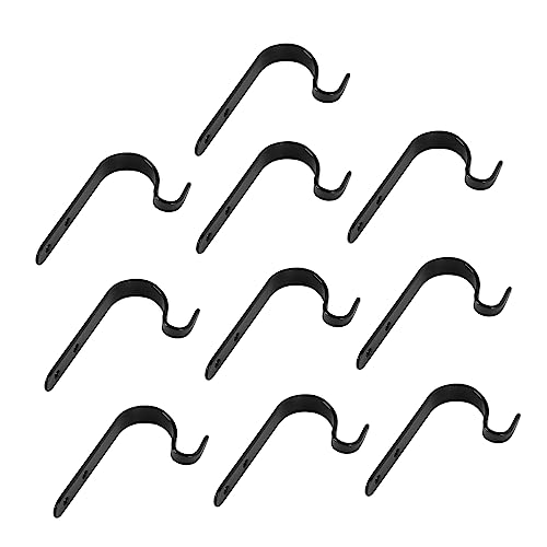 IMIKEYA 10 Stück Metall J Haken Schwarz Robuste Aufhängung für Taschen und Kleidung für Zuhause Schrauben IMIKEYA 10 Stück Metall J Haken Schwarz Robuste Aufhängung für Taschen und Kleidung für Zuhause Schrauben von IMIKEYA