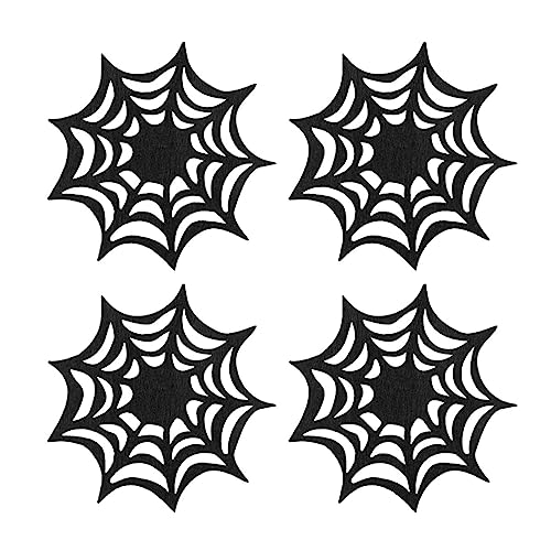 IMIKEYA 10 Stück Spinnennetz Untersetzer Filz Stoff Nützliche Isolierkissen Tisch Tischsets für Ghost Festival Bankett Halloween IMIKEYA 10 Stück Spinnennetz Untersetzer Filz Stoff Nützliche Isolierkissen Tisch Tischsets für Ghost Festival Bankett Halloween von IMIKEYA