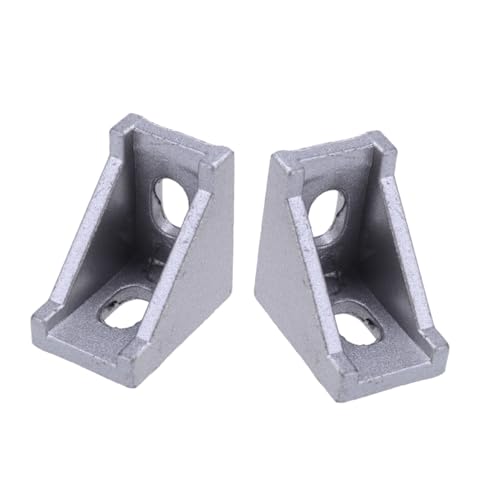 IMIKEYA 10 Stück Teiliges Aluminiumlegierung Eckwinkel für Aluminiumprofil Stabile Metallverbindung Silberweiß Geeignet für Cnc Robotik und Industrieprofile IMIKEYA 10 Stück Teiliges Aluminiumlegierung Eckwinkel für Aluminiumprofil Stabile Metallverbindung Silberweiß Geeignet für Cnc Robotik und Industrieprofile von IMIKEYA
