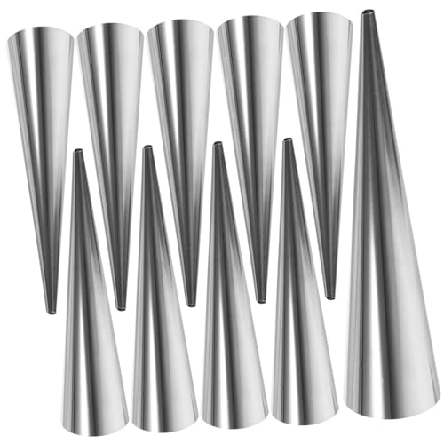 IMIKEYA 10 Stück Teiliges Backset für Kegelformen Croissant Backformen für Süße und Herzhafte Snacks für Desserts Gebäck und Kreative Kochideen IMIKEYA 10 Stück Teiliges Backset für Kegelformen Croissant Backformen für Süße und Herzhafte Snacks für Desserts Gebäck und Kreative Kochideen von IMIKEYA