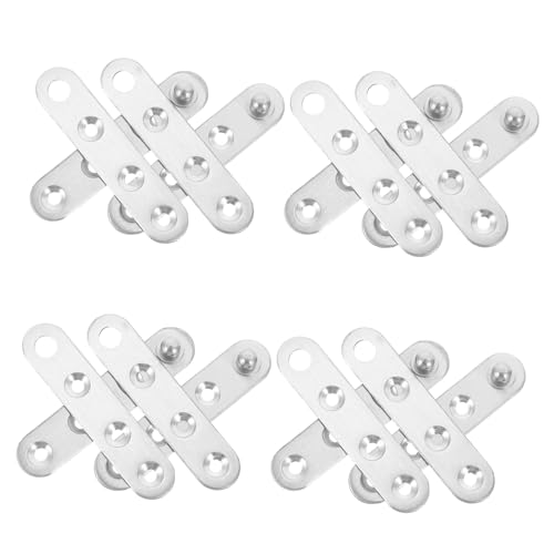 IMIKEYA 10 Stück Teiliges Edelstahl Drehbare Verdeckte Türscharniere Pivot Scharniere für Schranktüren Vielseitig Einsetzbar Robust Langlebig Einfache Montage IMIKEYA 10 Stück Teiliges Edelstahl Drehbare Verdeckte Türscharniere Pivot Scharniere für Schranktüren Vielseitig Einsetzbar Robust Langlebig Einfache Montage von IMIKEYA